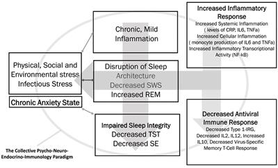 A New Hypothesis on Anxiety, Sleep Insufficiency, and Viral Infections; Reciprocal Links to Consider in Today's “World vs. COVID-19” Endeavors